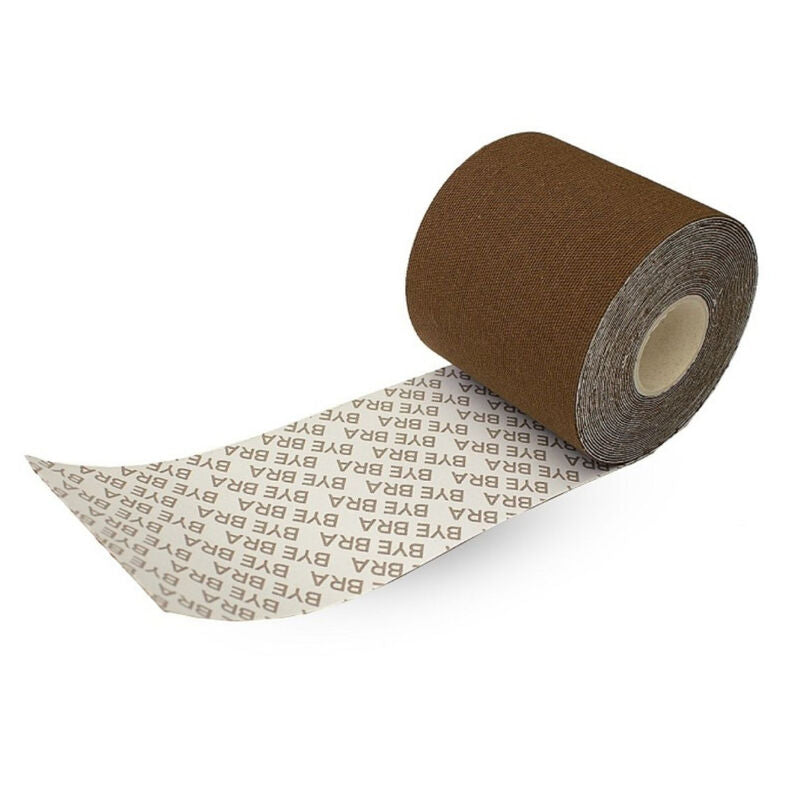 BYE-BRA - BODY CINTA 5 MX 6,5 CM + 3 PEZONERAS PARES MARRON