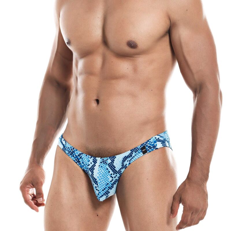 CUT4MEN - SLIP DE BIKINI TAILLE BASSE SNAKE L