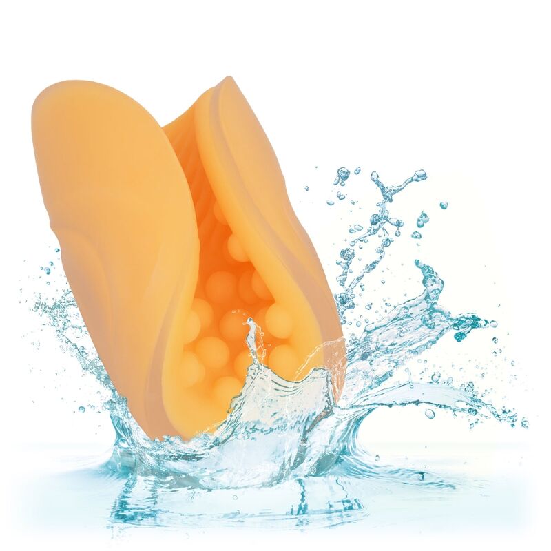 CALEXOTICS - MASTURBATEUR À GRIP EN BILLES ORANGE