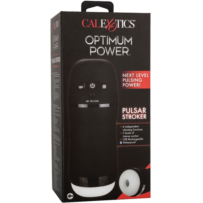 CALEXOTICS - FONCTIONS VIBRATOIRES ET D'ASPIRATION OPTIMUM POWER STROKER