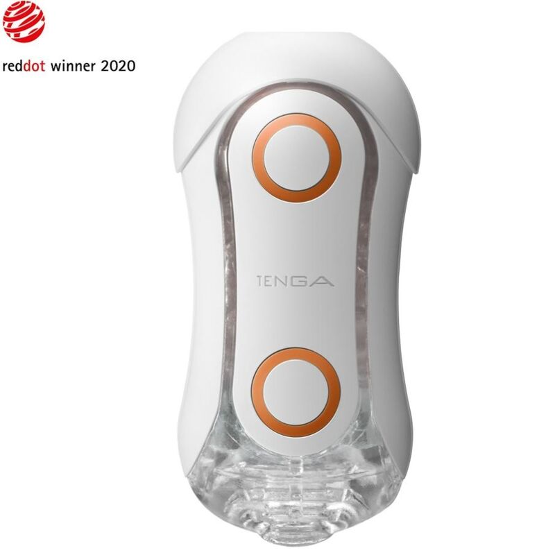TENGA - MASTURBATOR FLIP ORB STRONG CRASH WHITE AND ORANGE