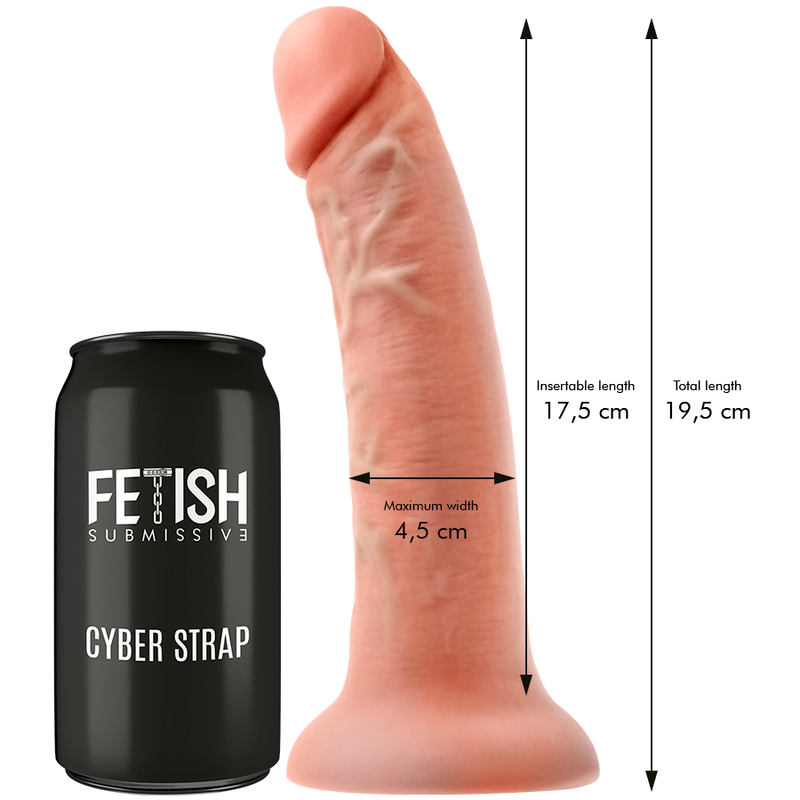 FETISH SUBMISSIVE CYBER STRAP - HARNAIS AVEC TÉLÉCOMMANDE DILDO TECHNOLOGY WATCHME M