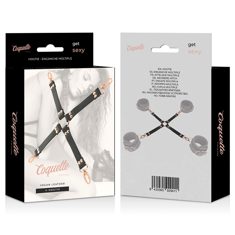 COQUETTE CHIC DESIRE - CRAVATE FANTAISIE EN CUIR VEGAN