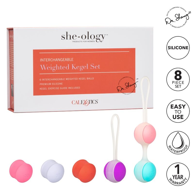 CALEXOTICS - SHE-OLOGY SET INTERCHANGEABLE KEGEL BOLAS