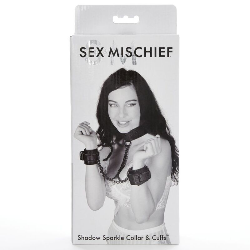 SEX & MICHIEF - SHADOW SPARKLE COLLAR & CUFFS