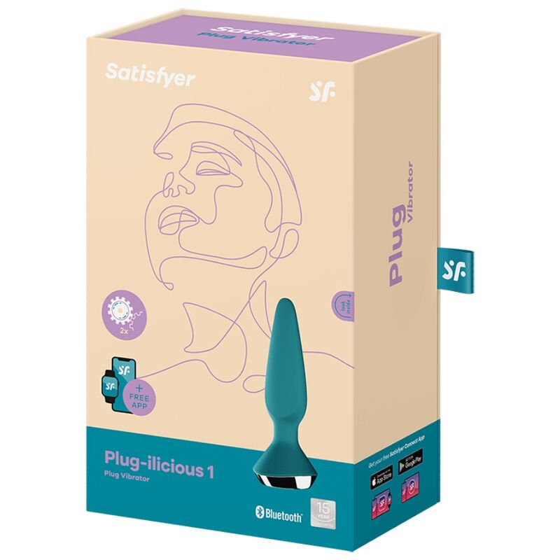 SATISFYER - ILICIOUS PLUG 1 PLUG VIBRATEUR VERT