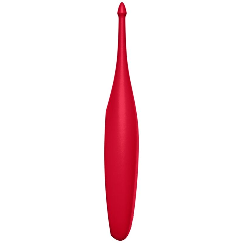 SATISFYER - VIBRATEUR AVEC ASTUCE TWIRLING FUN ROUGE