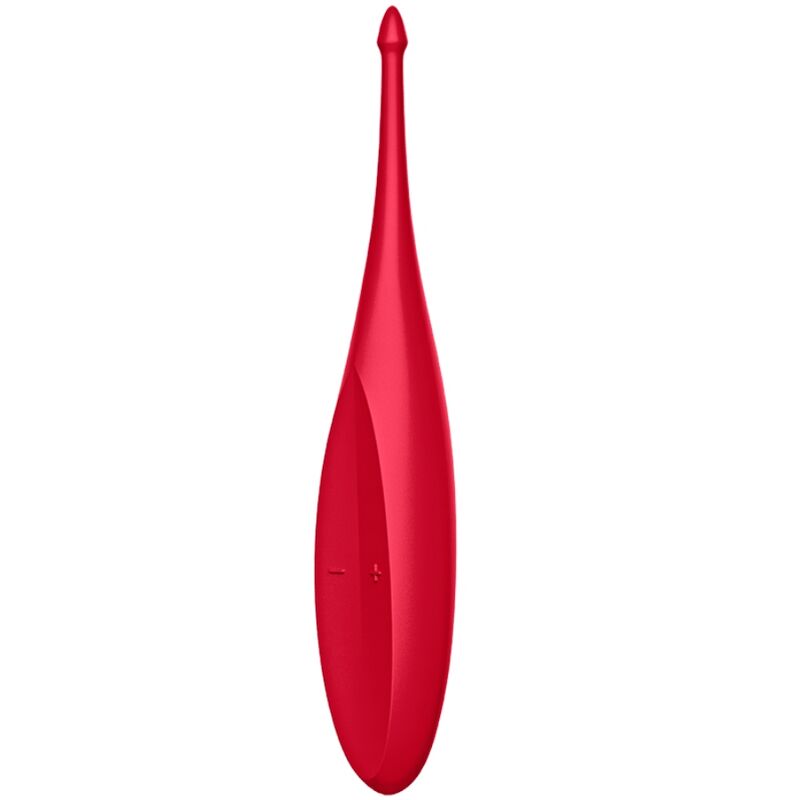 SATISFYER - VIBRATEUR AVEC ASTUCE TWIRLING FUN ROUGE