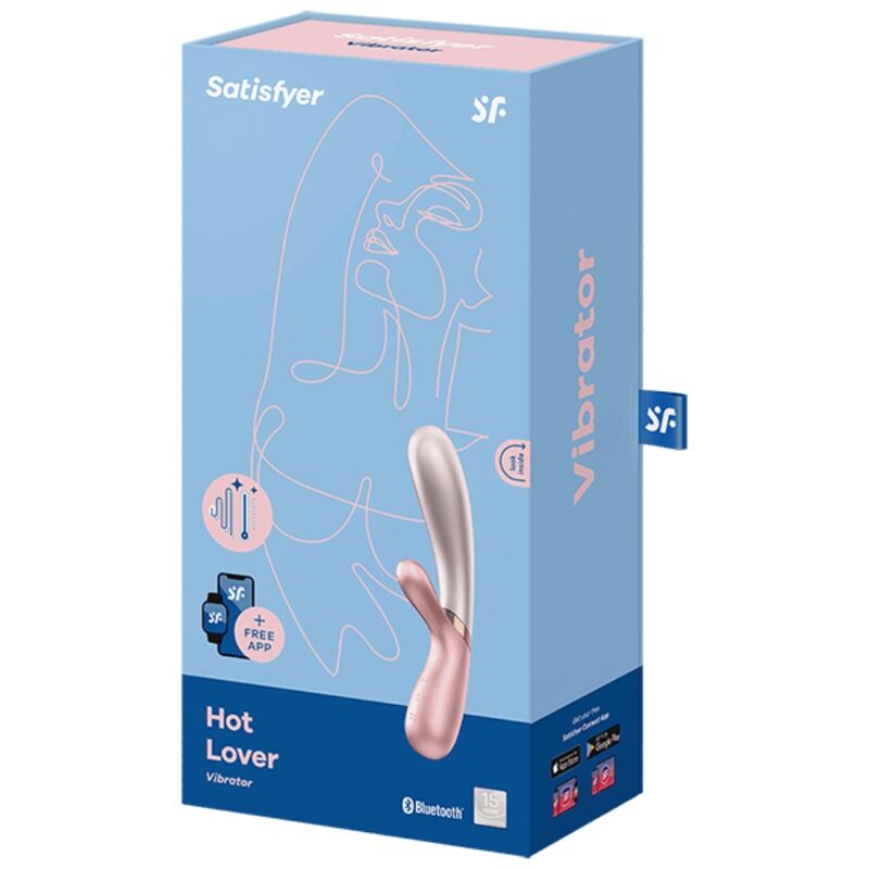 SATISFYER - HOT LOVER VIBRATOR PINK & BEIGE