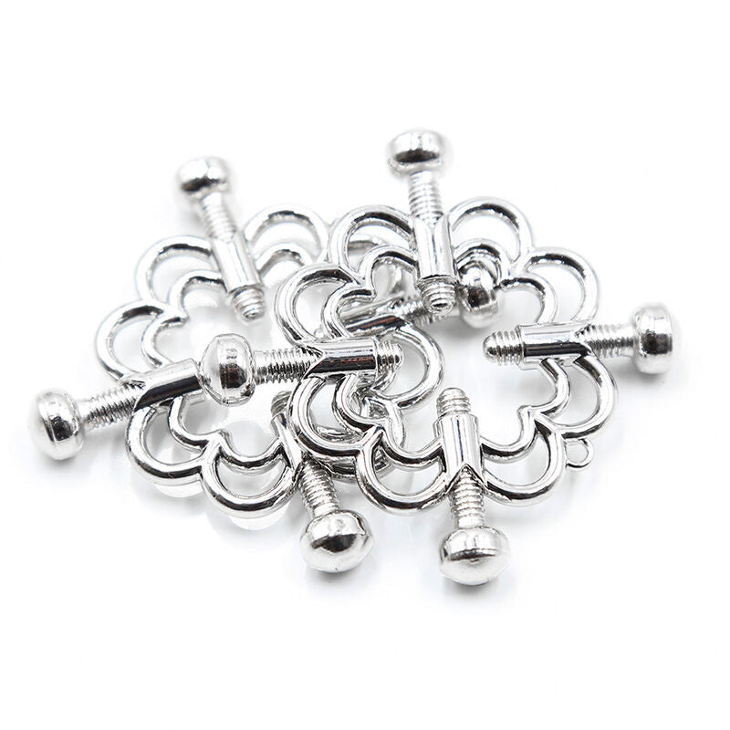 OHMAMA FETISH - METALLIC FLOWER CLIP