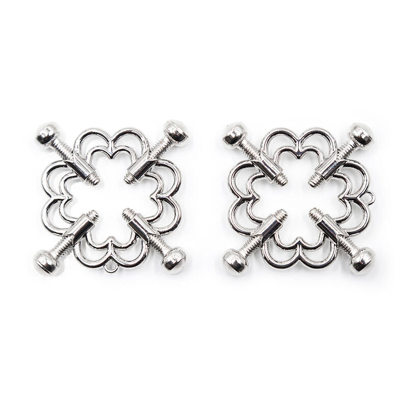 OHMAMA FETISH - METALLIC FLOWER CLIP