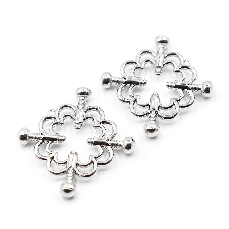 OHMAMA FETISH - METALLIC FLOWER CLIP