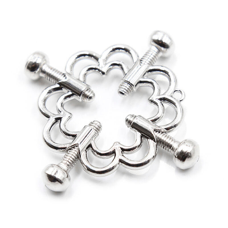 OHMAMA FETISH - METALLIC FLOWER CLIP