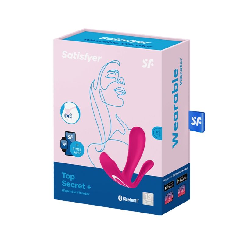 SATISFYER - TOP SECRET + VIBRATEUR ROSE