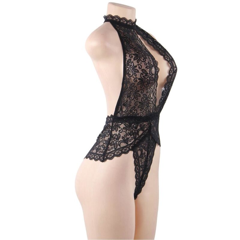 SUBBLIME - OPEN CUP LACE TEDDY S/M