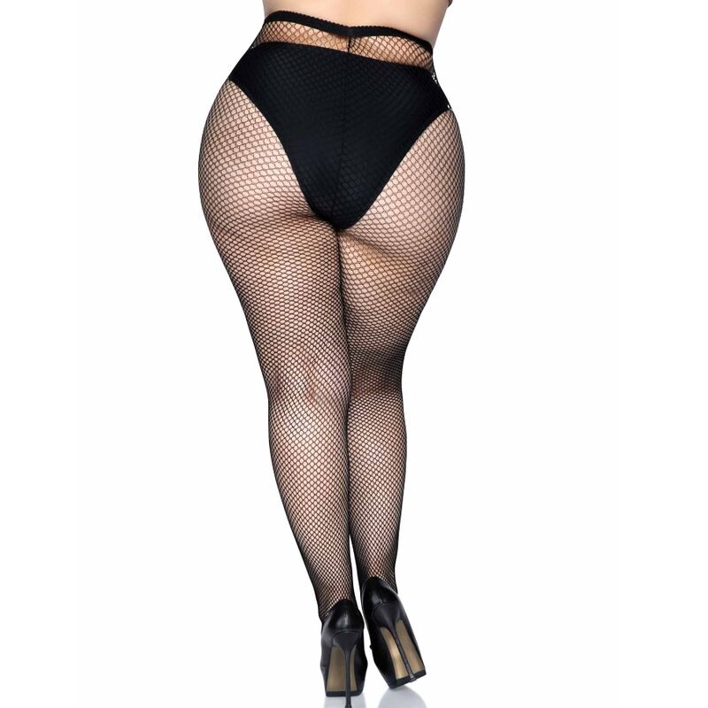 LEG AVENUE - FISHNET TIGHTS PLUS SIZE