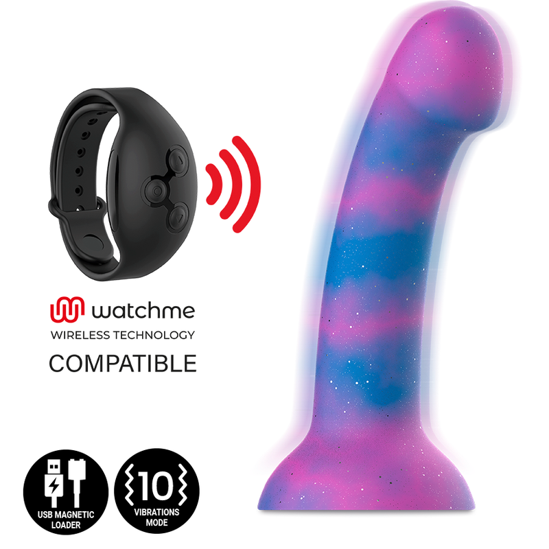 MYTHOLOGIE - DION GALACTIC DILDO M - WATCHME VIBRATOR SANS FIL COMPATIBLE TECHNOLOGIE