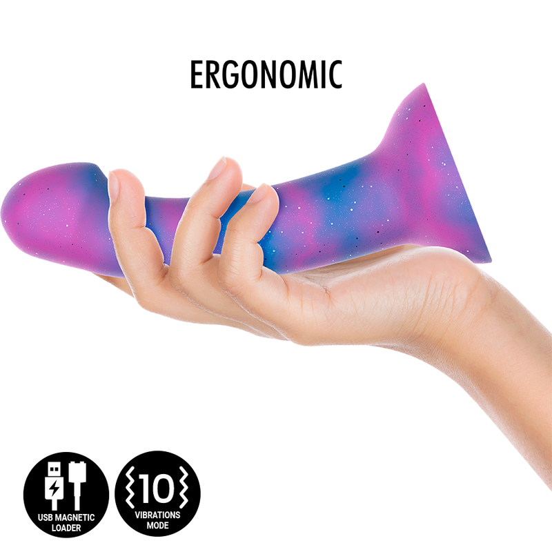 MYTHOLOGIE - DION GALACTIC DILDO M - WATCHME VIBRATOR SANS FIL COMPATIBLE TECHNOLOGIE