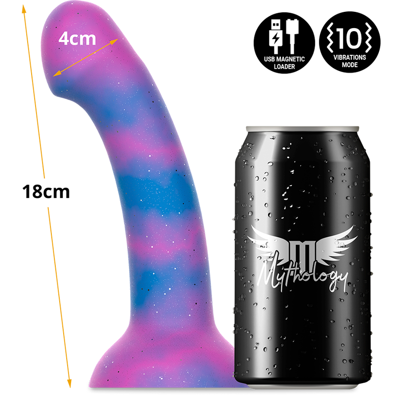 MYTHOLOGIE - DION GALACTIC DILDO M - WATCHME VIBRATOR SANS FIL COMPATIBLE TECHNOLOGIE