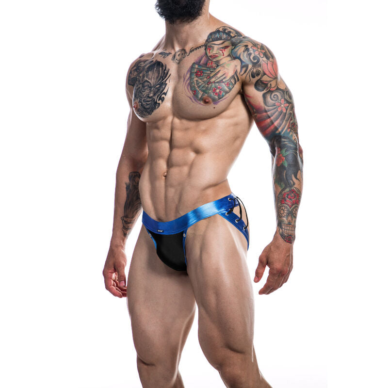 CUT4MEN - JOCKSTRAP DESIRE CUERO AZUL M