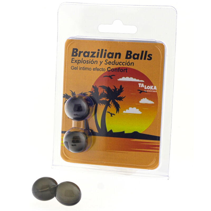 TALOKA - 2 BALLES BRÉSILIENNES GEL EXCITANT À EFFET CONFORT