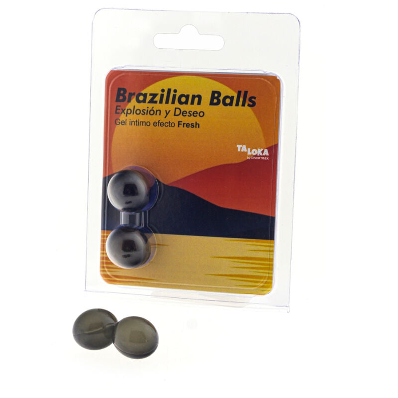 TALOKA - 2 BALLES DE GEL BRÉSILIEN EFFET FRAIS EXCITANT