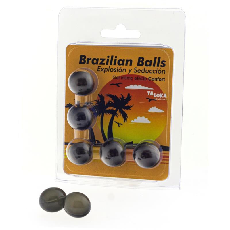 TALOKA - 5 BALLES BRÉSILIENNES GEL EXCITANT À EFFET CONFORT