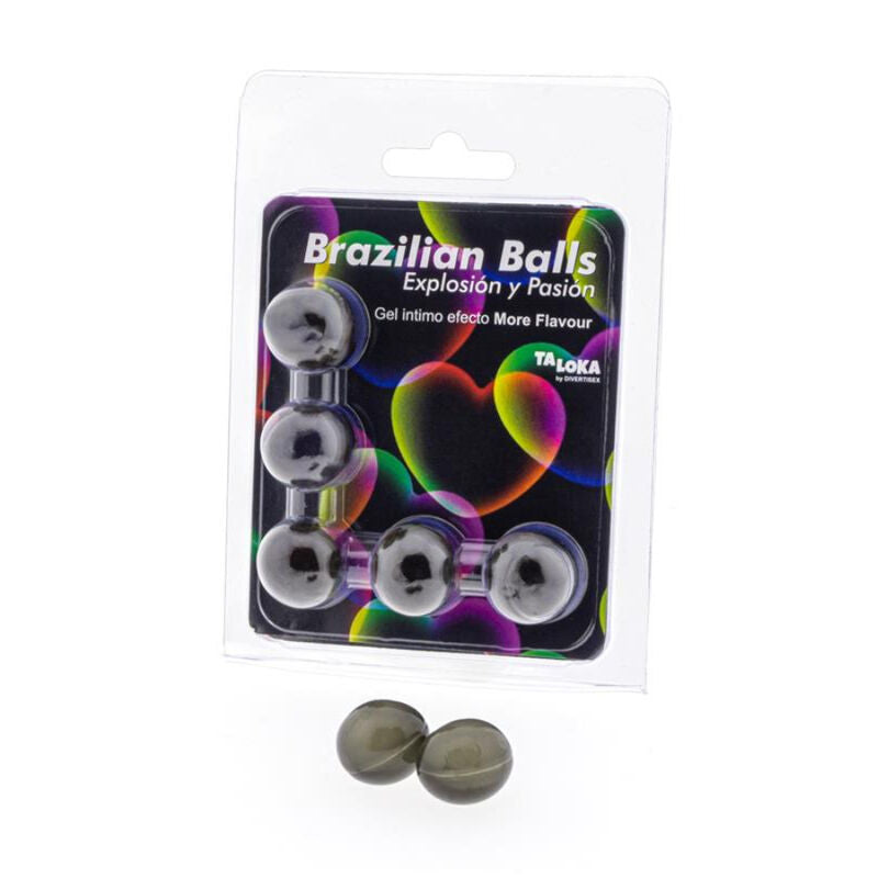 TALOKA - 5 BOULES BRÉSILIENNES PLUS DE SAVEUR GEL EFFET EXCITANT