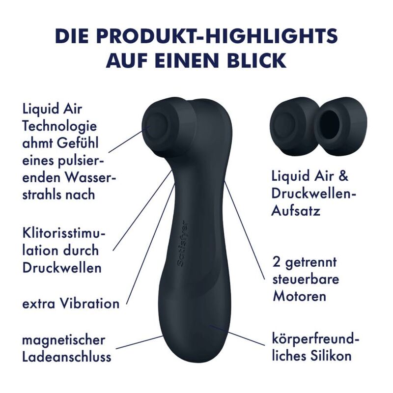 SATISFYER - PRO TECHNOLOGIE 2 GÉNÉRATION 3 LIQUIDE AIR VIN ROUGE