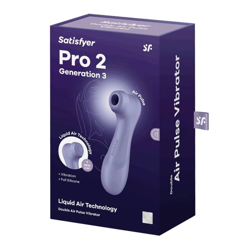 SATISFYER - PRO TECHNOLOGIE 2 GÉNÉRATION 3 LIQUIDE AIR VIN ROUGE