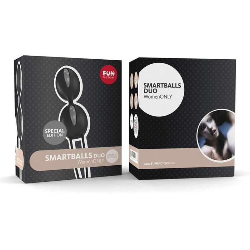 FUN FACTORY - SMARTBALLS DUO GREY/BLACK