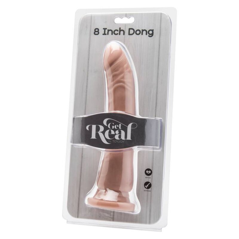 GET REAL - LEATHER DONG 20.5CM