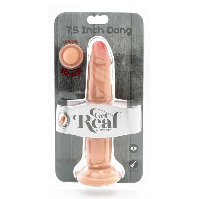GET REAL - DONG DOUBLE DENSIT 19 CM CUIR