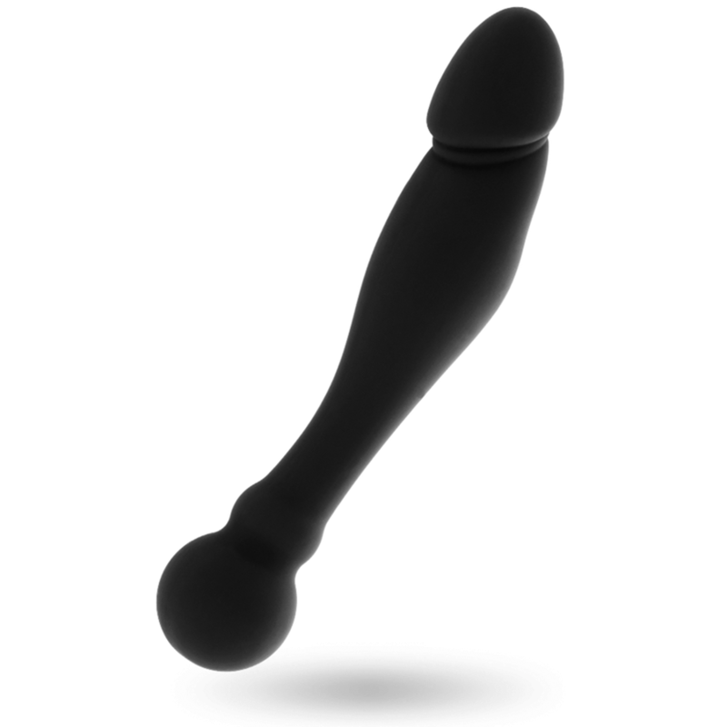 BLACK&SILVER - KARL 18 CM G-SPOT STIMULATING DILDO