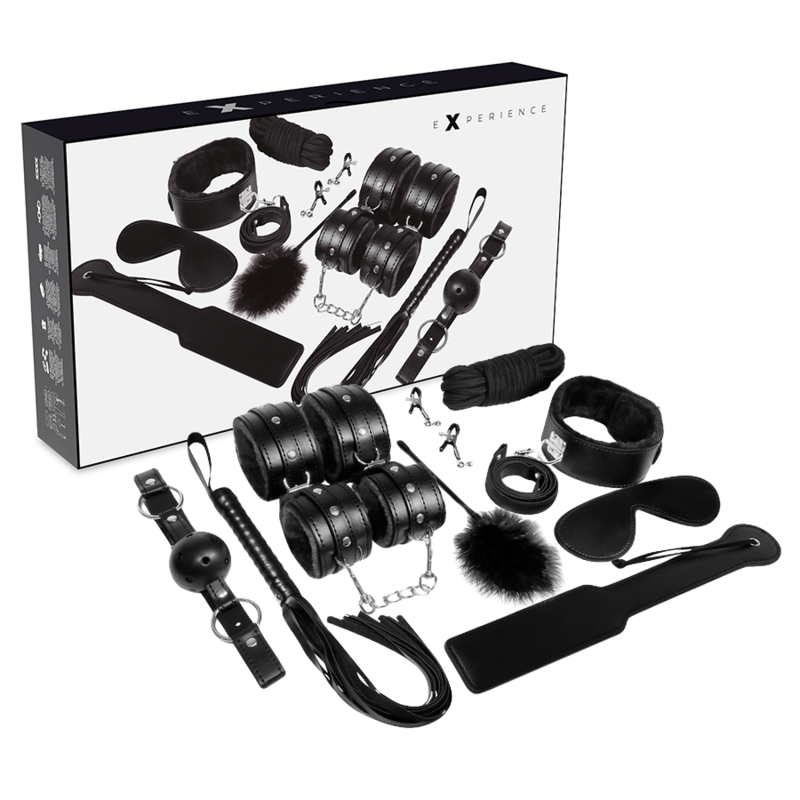 EXPÉRIENCE - KIT FÉTICHE BDSM SÉRIE NOIRE