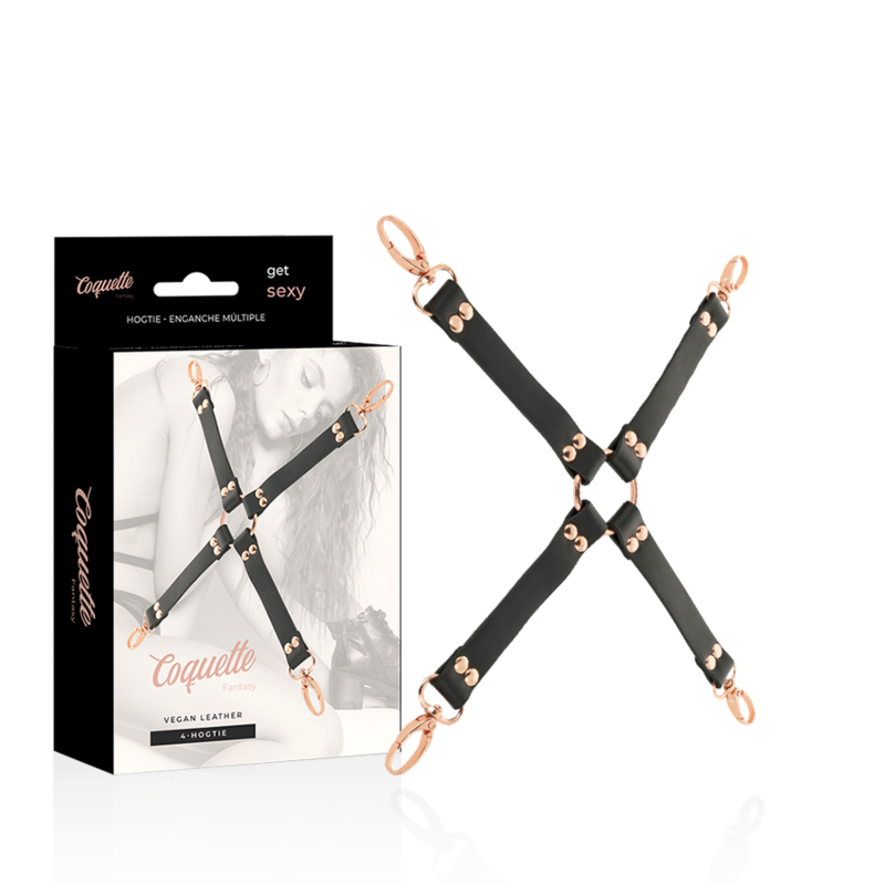 COQUETTE CHIC DESIRE - CRAVATE FANTAISIE EN CUIR VEGAN