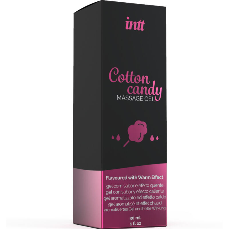 INTT MASSAGE & ORAL SEX - CANDY COTTON FLAVOURED MASSAGE GEL WITH WARMING EFFECT