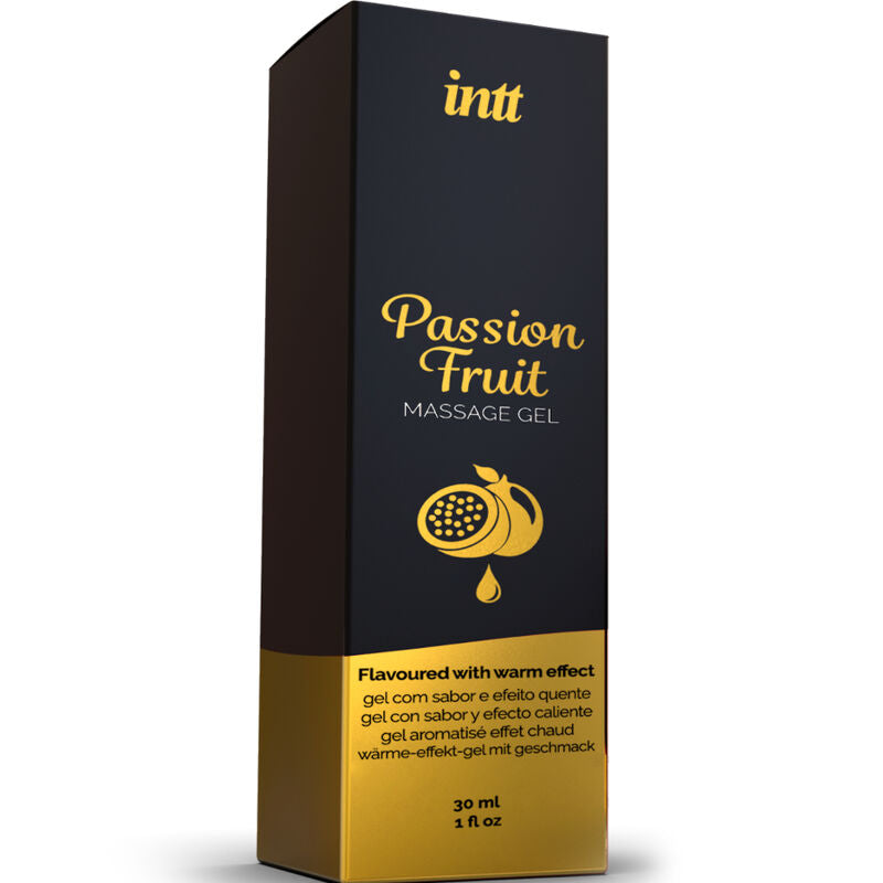 INTT MASSAGE & ORAL SEX - PASSION FRUIT FLAVOURED MASSAGE GEL WITH HEAT EFFECT