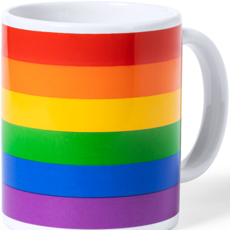 PRIDE - COUPE DRAPEAU LGBT EN BOITE KRAFT UNIQUE /it/pt/it/fr/it/