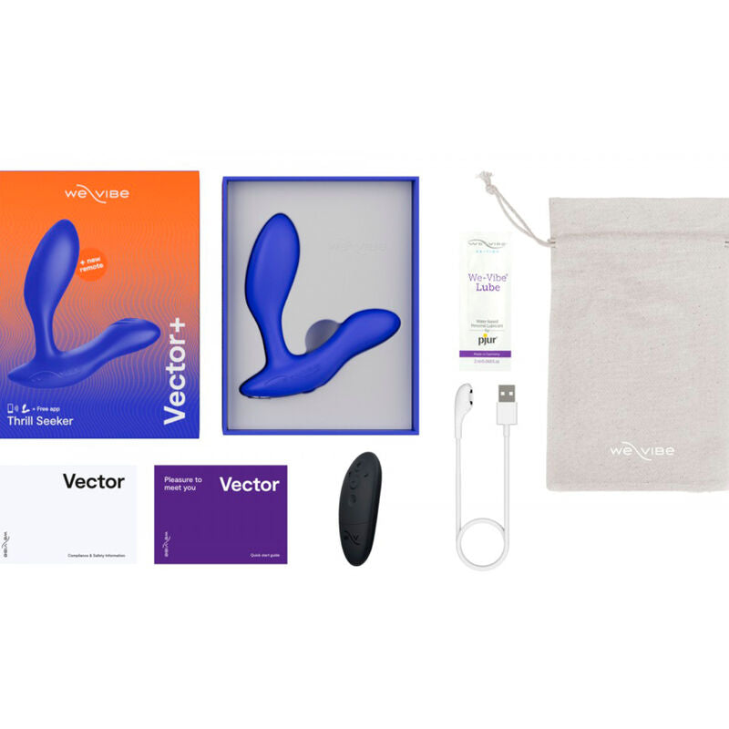 WE-VIBE - MASSEUR PROSTATIQUE VECTOR+ BLEU