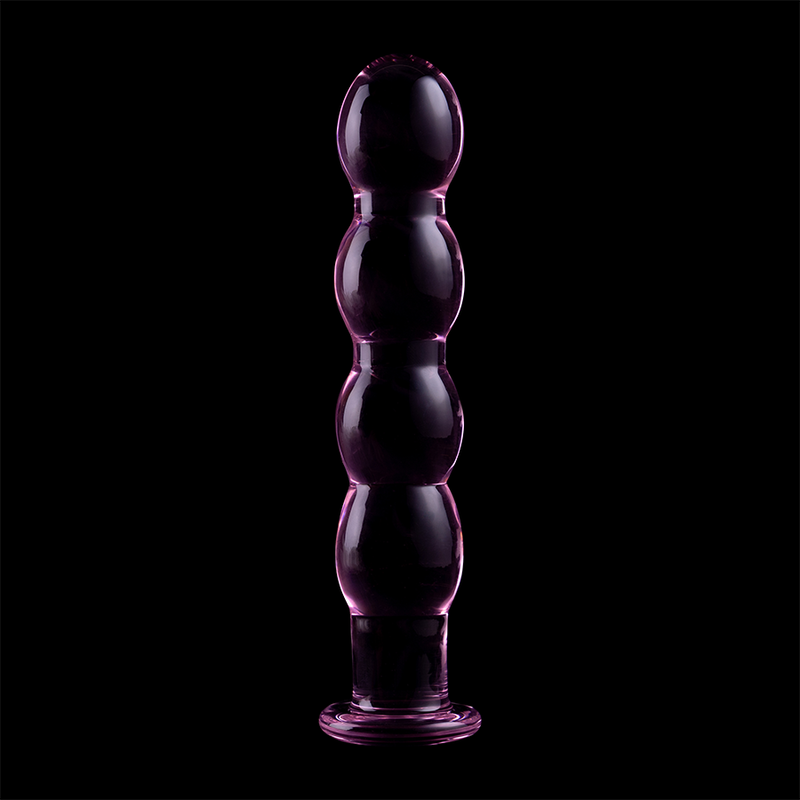 SÉRIE NEBULA PAR IBIZA - MODÈLE 10 GODE EN VERRE BOROSILICATE TRANSPARENT 16,5 CM -OU- 3,5 CM