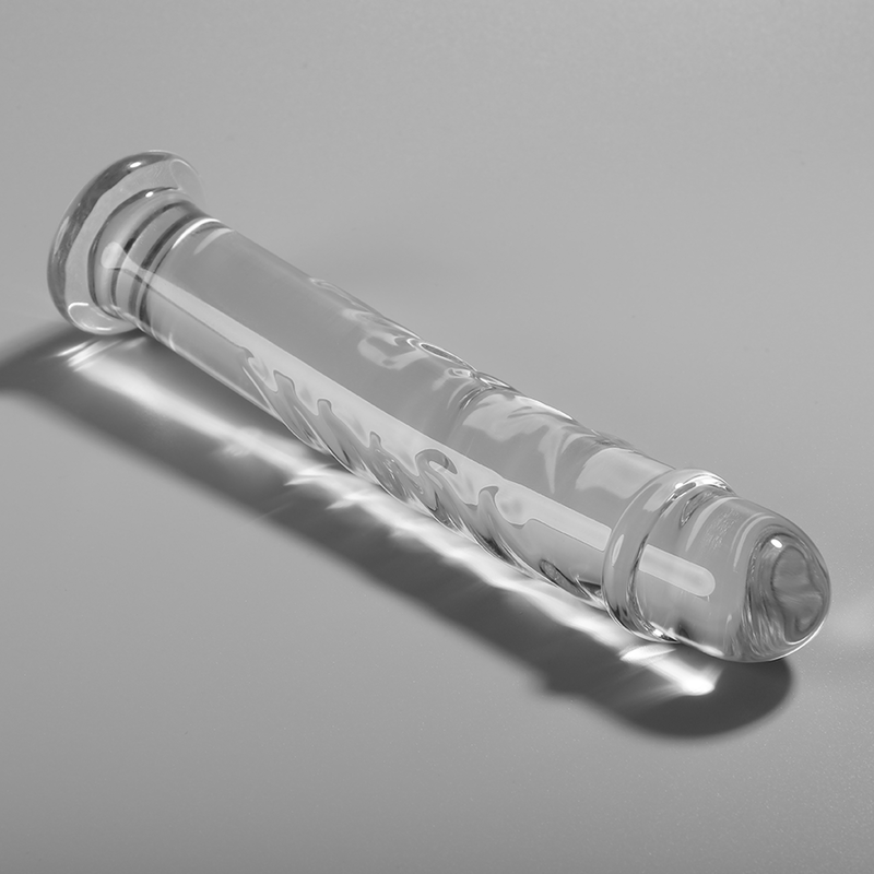 NEBULA SERIES BY IBIZA - MODEL 16 DILDO IN TRANSPARENT BOROSILICATE GLASS 18.5 CM -O- 3 CM