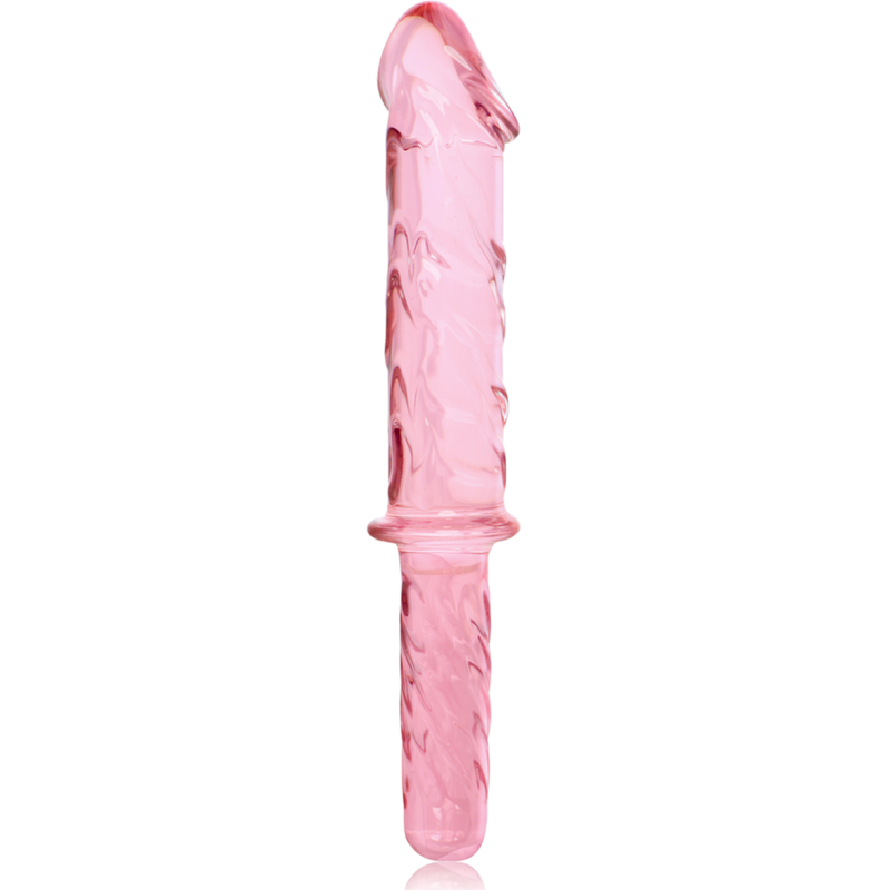 NEBULA SERIES BY IBIZA - MODEL 24 DILDO IN TRANSPARENT BOROSILICATE GLASS 28.5 CM -O- 5 CM