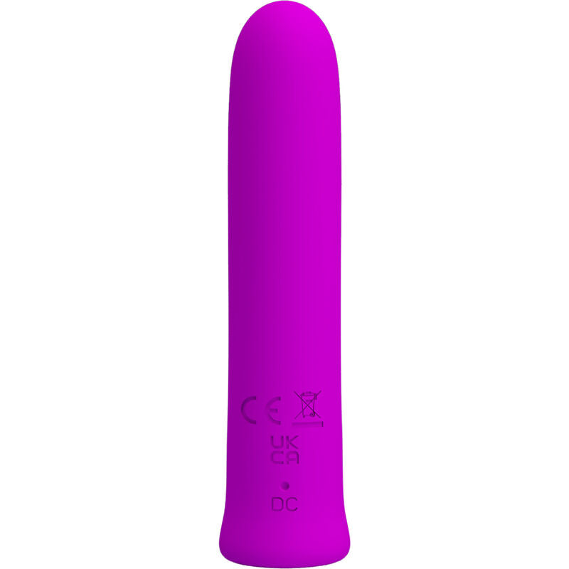 PRETTY LOVE - VIBRATEUR CURTIS MINI SUPER PUISSANCE 12 VIBRATIONS EN SILICONE VIOLET