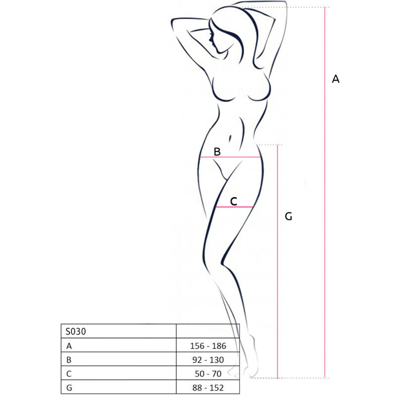 PASSION - COLLANTS S030 AVEC SOUTIEN-GORGE NOIR TAILLE UNIQUE