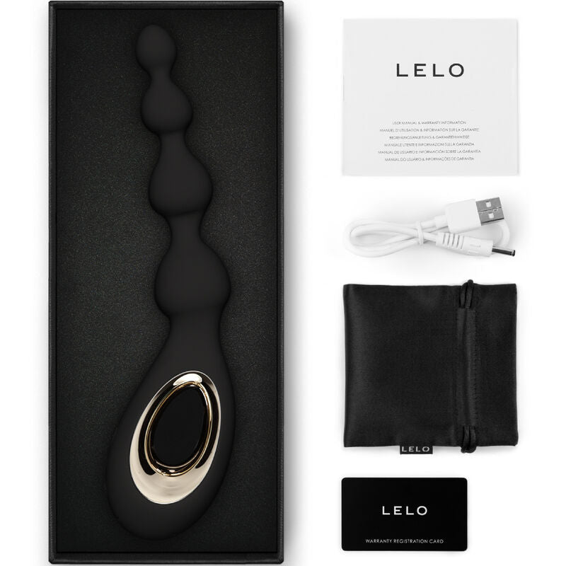 LELO - SORAYA PURPLE BEADED ANAL MASSAGER