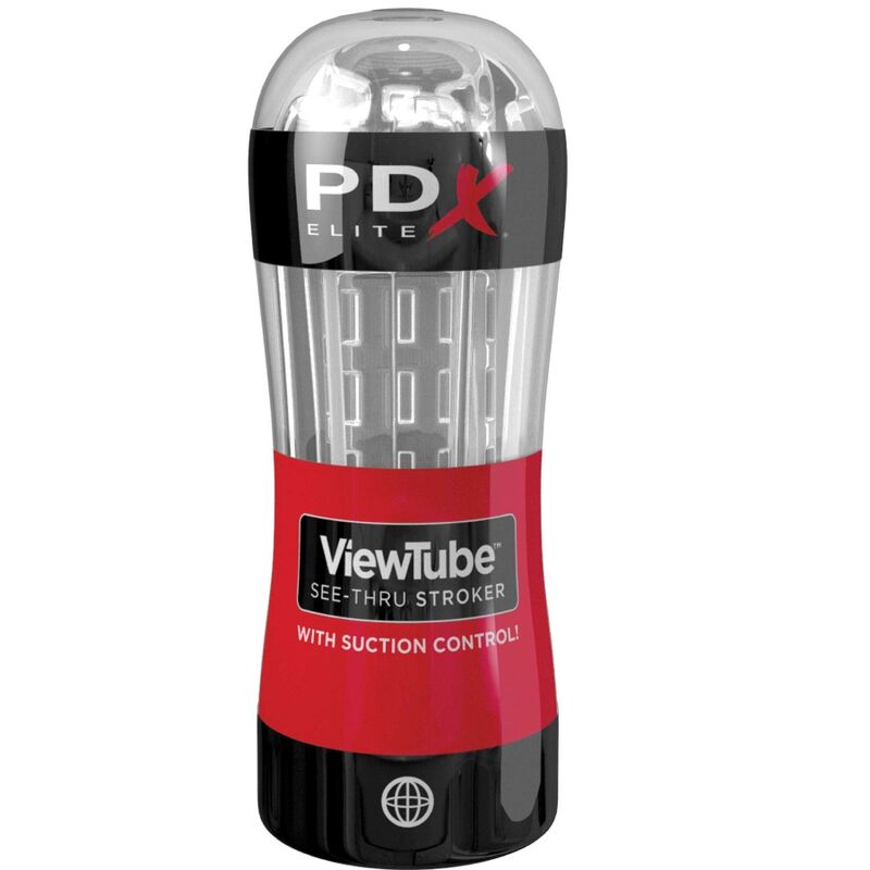 PDX ELITE - STROKER VIEWTUBE CONTROL ADMISSION TRANSPARENTE