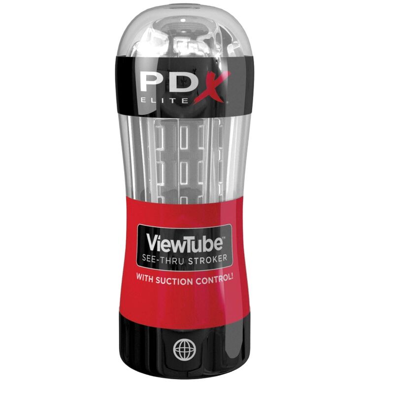 PDX ELITE - STROKER VIEWTUBE CONTROL ADMISSION TRANSPARENTE