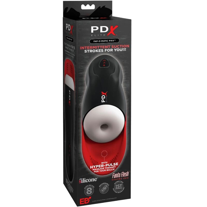 PDX ELITE - FAP-O-MATIC PRO STROKER AVEC BASE TESTICULAIRE