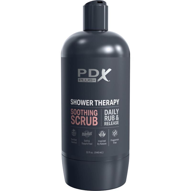 PDX PLUS - MASTURBATEUR STROKER DESIGN DISCRET DU FLACON APAISANT GOMMAGE SHAMPOOING CANDY